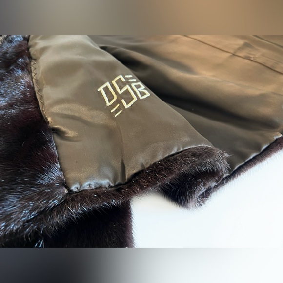 Vintage 1960s Saks Fifth Avenue Revillon Black Mink Jacket Women’s Size 2 Bridal - Picture 8 of 16